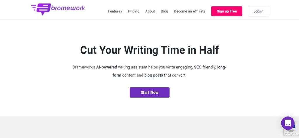 bramework Best Al Copywriting Software