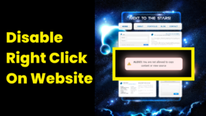 Read more about the article How To Disable Right Click On Website?